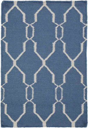 Hendon Modern Blue/Ivory Area Rug