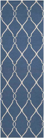 Hendon Modern Blue/Ivory Area Rug