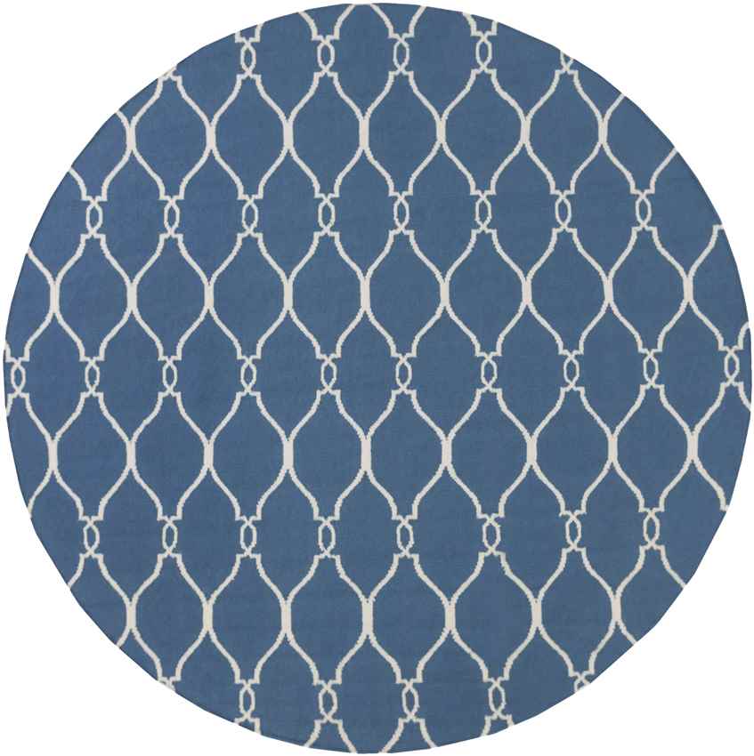 Hendon Modern Blue/Ivory Area Rug