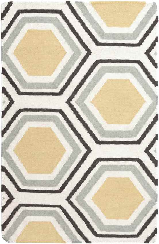 Sivas Modern Beige/Yellow/Black Area Rug