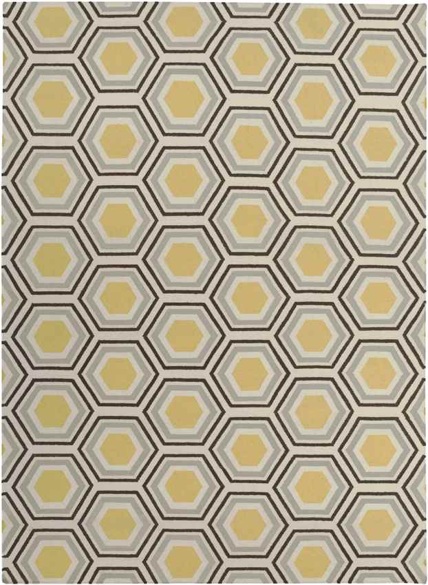 Sivas Modern Beige/Yellow/Black Area Rug