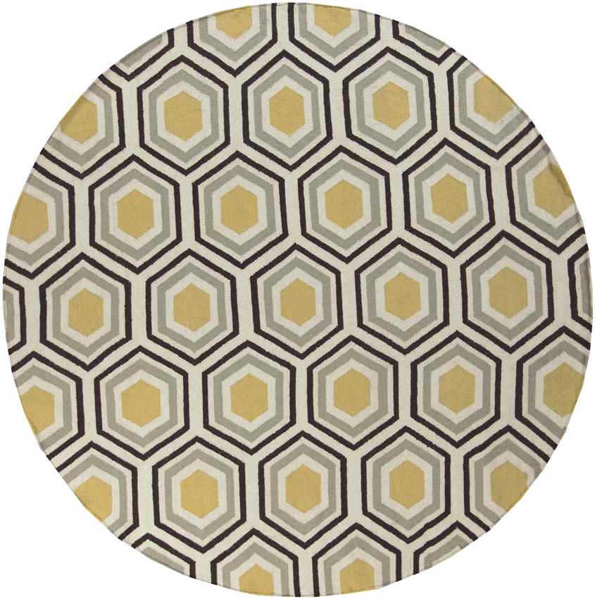 Sivas Modern Beige/Yellow/Black Area Rug