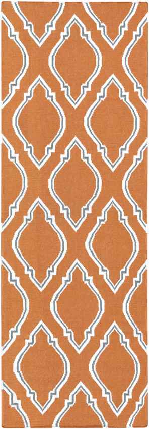 Duval Modern Burnt Orange Area Rug