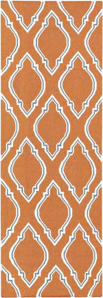 Duval Modern Burnt Orange Area Rug