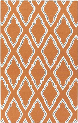 Duval Modern Burnt Orange Area Rug