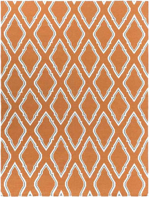 Duval Modern Burnt Orange Area Rug