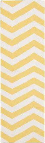 Emelle Modern Lemon/White Area Rug