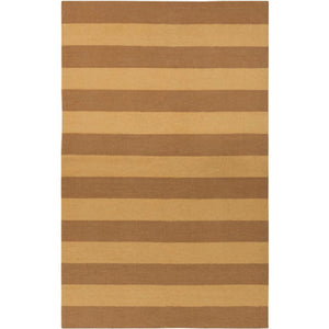 Nathaly Modern Yellow/Brown Area Rug