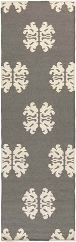 Emmonak Global Pewter/Beige Area Rug