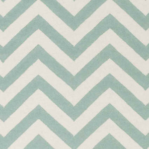 Escondido Modern Teal/White Area Rug