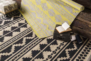 Noella Rustic Lime/Gray Area Rug