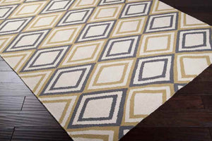 Felsenthal Modern Beige/Gray Area Rug