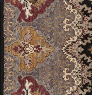 Sigourney Traditional Black/Tan Area Rug