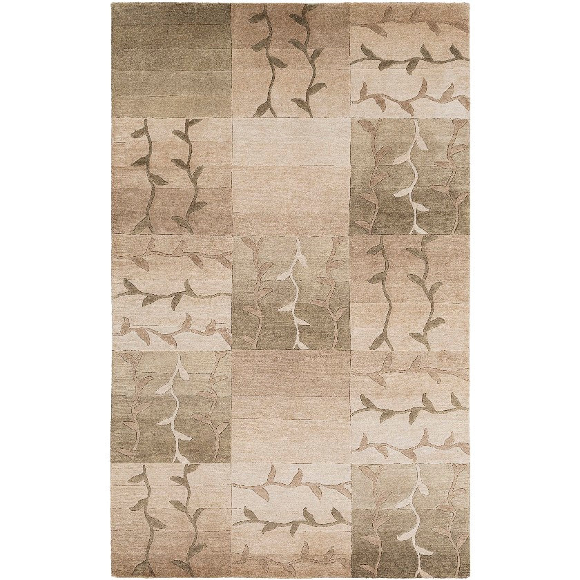 Haswell Modern Olive/Beige Area Rug