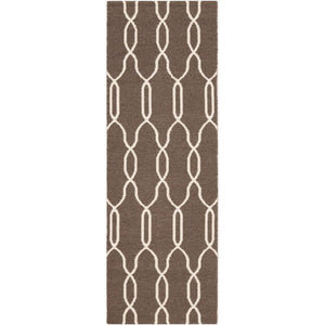 Homewood Modern Dark Brown Area Rug