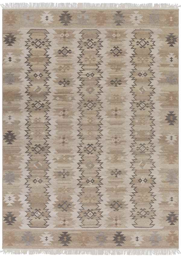Hughes Rustic Beige/Camel Area Rug