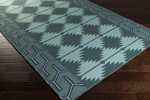 Hunter Global Navy/Teal Area Rug