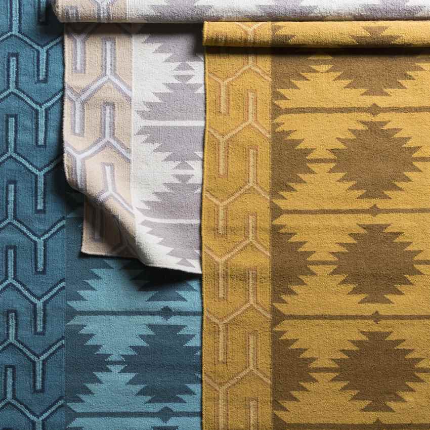 Hunter Global Navy/Teal Area Rug