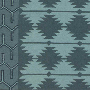Hunter Global Navy/Teal Area Rug