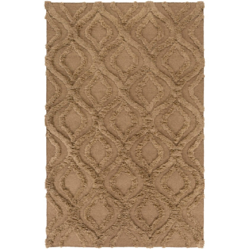 Hydaburg Modern Mocha Area Rug