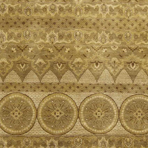 Irvine Traditional Mustard/Dark Brown Area Rug