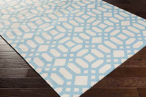 Koyukuk Modern Beige/Blue Area Rug