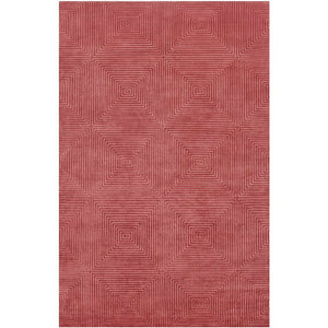 Laurens Modern Raspberry Area Rug