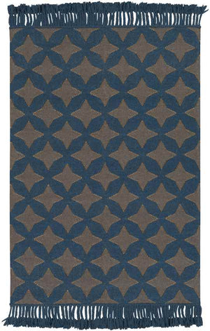 Mekoryuk Modern Charcoal Area Rug