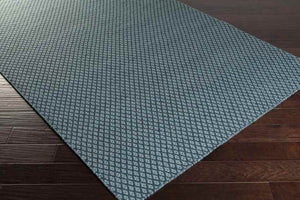 Tranise Cottage Bright Blue Area Rug