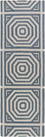 Rosa Modern Gray/Teal Area Rug