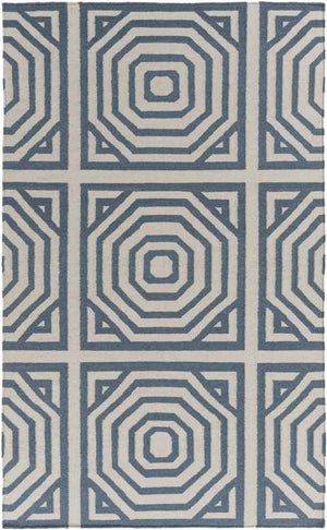 Rosa Modern Gray/Teal Area Rug