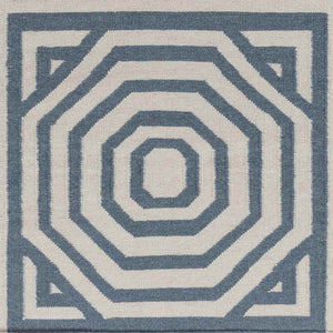 Rosa Modern Gray/Teal Area Rug