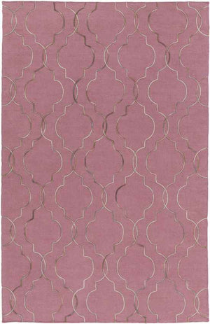 Salinas Modern Pink Area Rug