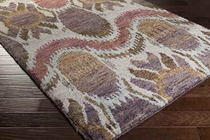 Schley Global Eggplant Area Rug