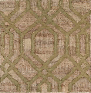 Shishmaref Global Green/Beige Area Rug