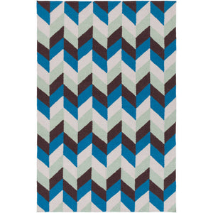 Tupelo Modern Bright Blue/Navy Area Rug