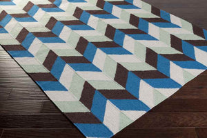 Tupelo Modern Bright Blue/Navy Area Rug