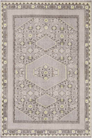 Scafati Traditional Charcoal Area Rug