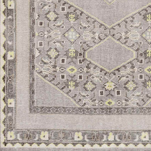 Scafati Traditional Charcoal Area Rug