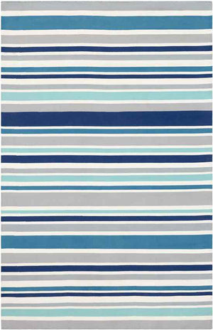 Fareham Modern Dark Blue/Ivory Area Rug