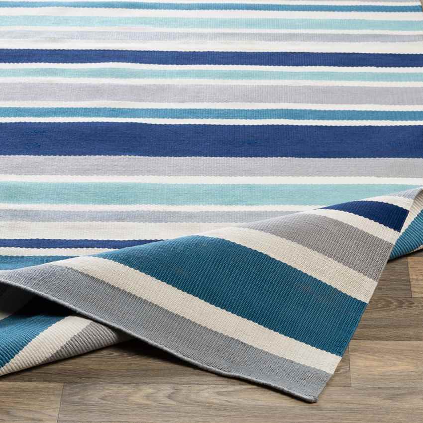 Fareham Modern Dark Blue/Ivory Area Rug