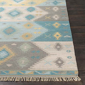 Hartland Rustic Aqua Area Rug