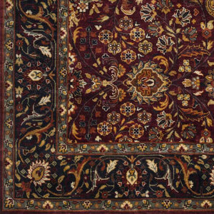 St Mawes Traditional Garnet Area Rug