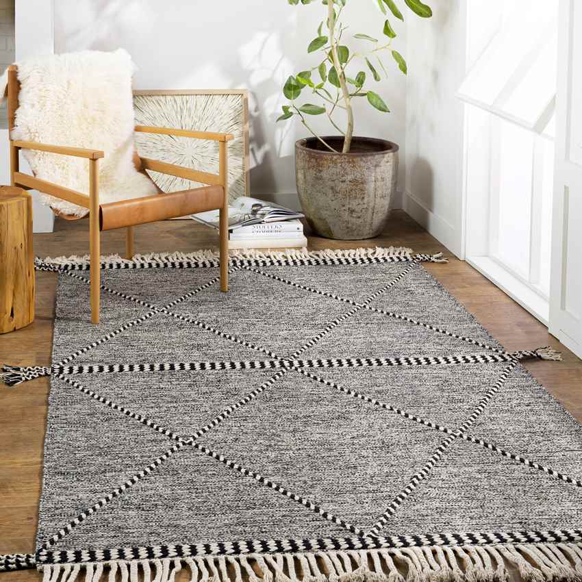 Sandy Global Black Area Rug
