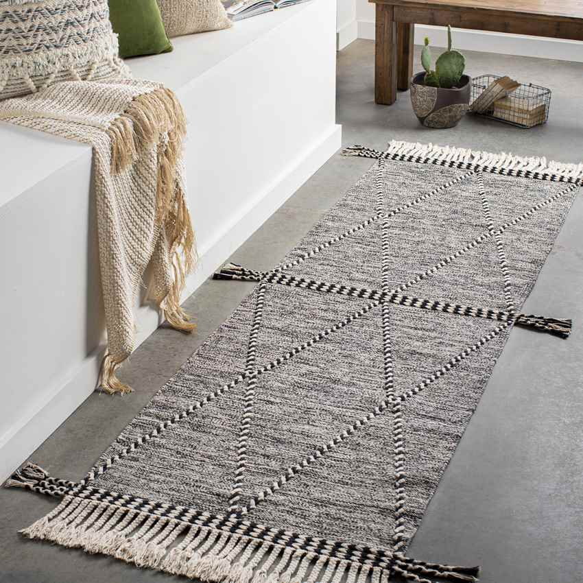 Sandy Global Black Area Rug