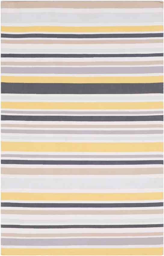 Fareham Modern Light Gray/Yellow Area Rug