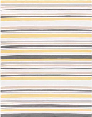 Fareham Modern Light Gray/Yellow Area Rug