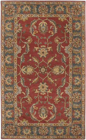 Daysland Traditional Rust Area Rug