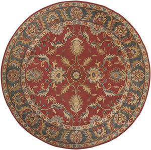 Daysland Traditional Rust Area Rug