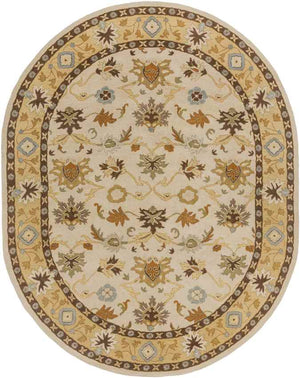 Didsbury Traditional Khaki Area Rug